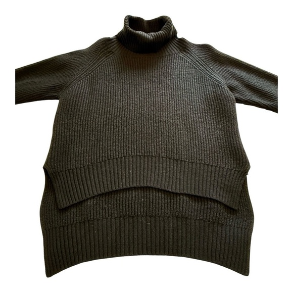 Wilfred Free Black Merino Wool Turtleneck Sweater - Size Medium - Picture 5 of 13